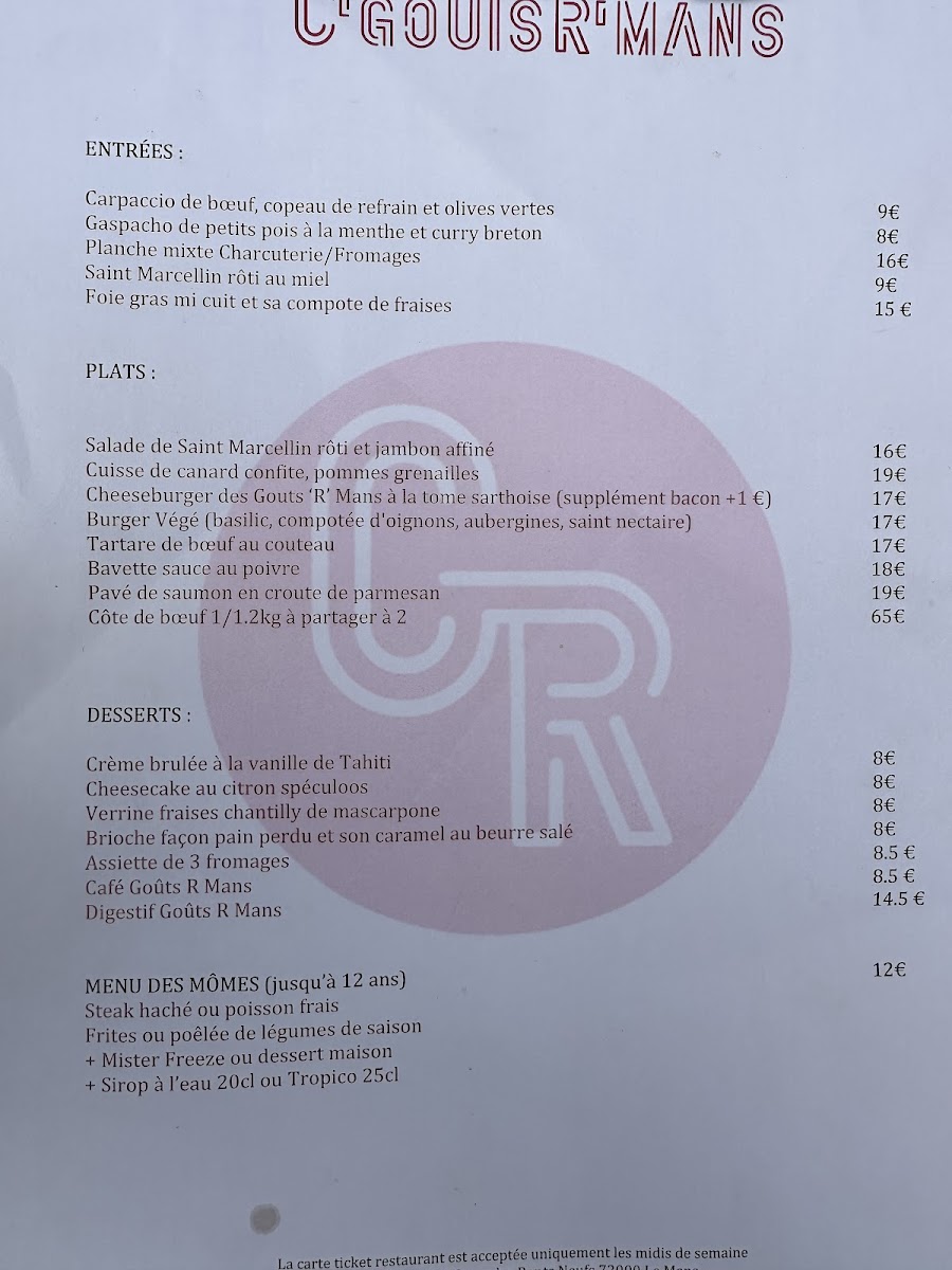 Menu C'gouts R'mans Restaurant-3