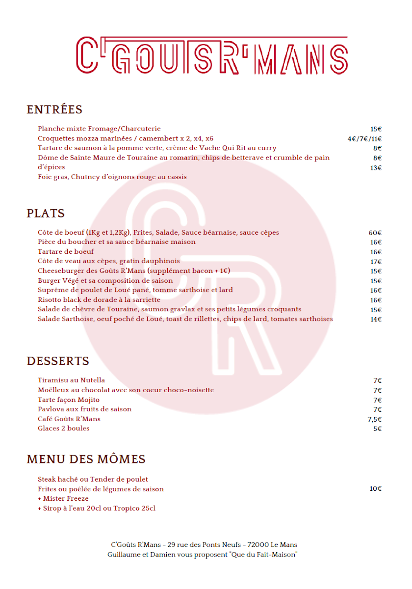 Menu C'gouts R'mans Restaurant-6